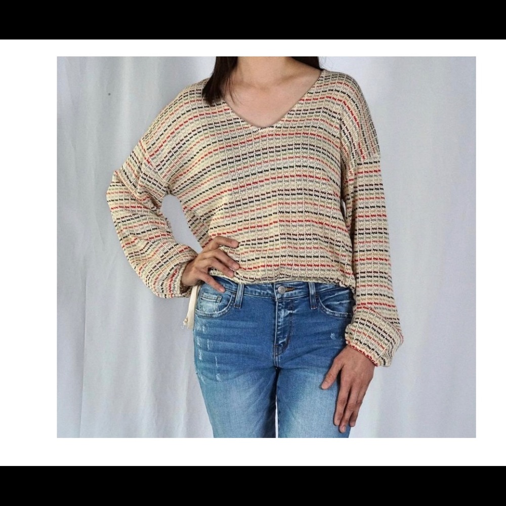 Multi Striped Cropped Top - BRAND NEW!